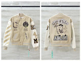 FOESCE 2000'S New Street Pop Hip Hop Heavy Industry Jacket Jacket Male Harajuku Fashion Joker Baseball Suit Couple Casual Jacket
