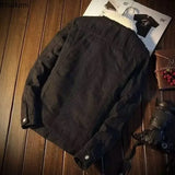 FOESCE 2024 Autumn Winter Men's Fashion Lamb Fleece Denim Jackets Trend Casual Comfort Thickened Warm High Quality Jeans Coats for Men