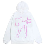 FOESCE 2024 Harajuku Hip Hop Creative Sweatshirts Y2k Hooded Sweatshirt Graphic Print Hoodie Men Women Oversized Street Hoodies Tops