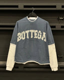 FOESCE 2025 High Street Trendy Brand Tops Hip-hop Punk Letter Print Fake Two-piece Men Personalized Casual Loose Long-sleeved T-shirt
