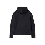 FOESCE 2025 Spring Men's New Hooded Bottom Shirt Layering Poncho Scarf Neck Hooded Niche Design Loose Pullover Sweatshirt Top