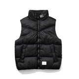 FOESCE 24FW Japanese WTAPS Down Jacket Autumn Fashion Stand-up Collar Zipper Light Jackets High Street Loose Windproof Warm Down Jacket