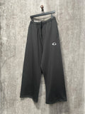 FOESCE 25ss Big Loops Logo Embroidery Oversized Men Women Sweatpants Streetwear Hiphop Men Casual Pants