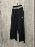 FOESCE 25ss Big Loops Logo Embroidery Oversized Men Women Sweatpants Streetwear Hiphop Men Casual Pants