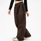 FOESCE Women Baggy Harajuku Cargo Pants Streetwear Hip Hop Wide Leg Pant Parachute Sweatpants Techwear Joggers Oversized Y2K Trousers
