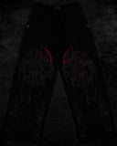 FOESCE American Breathedivinity trend suit fitness short-sleeved men and women loose dragon soul dark gothic pattern printed y2k sw
