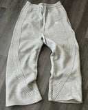 FOESCE American Retro Striped Knitted Pants Men Y2k Street Harajuku Trendy Brand Oversized Trousers Loose Casual Wide Leg Pants Women