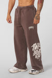 FOESCE American fashion brand sweatpants, jogging pants, basketball gym, sports and fitness, casual straight leg loose pants