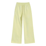FOESCE Autumn and winter 2025 new splash ink white spray-dyed loose plus velvet joggers