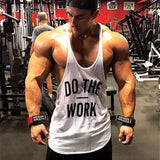 FOESCE Brand Fitness Clothing Bodybuilding Singlets Tank Top Men Muscle Shirt Sportwear Vests Cotton Stringer Tops