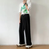 Foesce Brown Black Suit Pants Men Slim Fit Fashion Social Mens Dress Pants Korean Casual Straight Pants Mens Office Formal Trousers