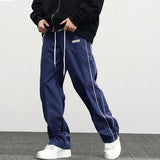 FOESCE Casual Cotton Cargo Pants For Men, Men's Loose Cargo Pants With Side Pockets, Long Pants Trousers For Street Everyday Jogger Out