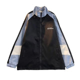 Foesce Harajuku Patchwork Varsity Jacket Men Streetwear Color Block Bomber Windbreaker High Quality Lightweight College Jacket Couple