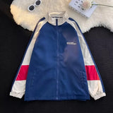 Foesce Harajuku Patchwork Varsity Jacket Men Streetwear Color Block Bomber Windbreaker High Quality Lightweight College Jacket Couple