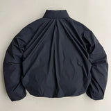 FOESCE Korean Fashion Simple Double Zipper Loose Down Jacket Men's And Women's Y2K New Harajuku Hip-Hop Gothic Casual Joker Street Wear