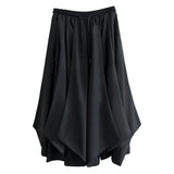 FOESCE Men Y2k Culottes Gothic Harajuku Samurai Pants Hakama Streetwear Fashion Casual Wide Leg Pants Old Money Men'S Clothing 2025 New