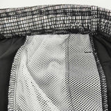 FOESCE Metallic Print Beach Shorts Shiny Drawstring Men's Clothing with Elastic Waistband Quick Dry Men's Sequin Gym Pants for Running