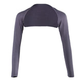FOESCE Muslim Women's Elastic Modal Cotton Jersey Bolero Sleeve Long Arm Cover Shrug Shoulder Oversleeve Suncreen Wear Under T- shirt