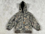 FOESCE New American Retro Casual Oversized Sweatshirt Men Hip-hop Punk Leaf Camouflage Zipper Hoodie Trend Brand Y2K Streetwear Jacket