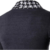 FOESCE New Autumn Winter Classic Cuff Knit Cardigan Men's Sweaters High Quality Men Knitted Coats Male Knitwears