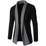 FOESCE New Autumn Winter Classic Cuff Knit Cardigan Men's Sweaters High Quality Men Knitted Coats Male Knitwears