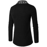 FOESCE New Autumn Winter Classic Cuff Knit Cardigan Men's Sweaters High Quality Men Knitted Coats Male Knitwears