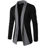 FOESCE New Autumn Winter Classic Cuff Knit Cardigan Men's Sweaters High Quality Men Knitted Coats Male Knitwears