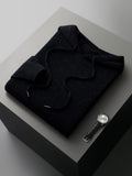 FOESCE New Autumn Winter Men's Cashmere Hoodie Sweater 100% Merino Wool Hooded Pullover Large Size Knitwear Quality Soft Casual Jumpers