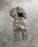 FOESCE New Harajuku Hip-hop Gothic Akimbo Fashion Camouflage Leaf Loose Coats Jacket Mens Y2K Retro Couple Casual American Streetwear