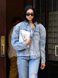 FOESCE New Y2k Jackets Hip Hop Gothic Patchwork Denim Jacket Men Washed Retro Ripped Loose Winter Jacket Men Solid Color Streetwear