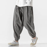 FOESCE Oversized Men's Casual Trousers Streetwear Harem Pants Fashion Men Woman Long Pants Loose Male Sweatpants Harajuku Plus Size 5XL