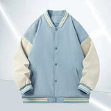 Retro American Style Oversize Baseball Jacket For Men And Women Spring Autumn Fashion Brand High Street Loose Fit Jacket