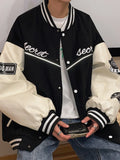 FOESCE Baseball suit men's casual coat men's spring and autumn 2025 new loose fashion American oversize jacket anorak casacos mens 2025