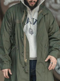 Rugged Bronson Army M1965 Fishtail Parka Shell Vintage Mens Trench Coat