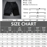FOESCE Y2K Performance Shorts Men Spider Printed GYM Casual Sports Compression Shorts Workout Running Mesh 2 In 1 Sport Short Pants