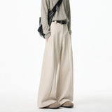 FOESCE Spring 2025New Design Patchwork Casual Trousers man Loose Wide Leg Waist Comfort Stretch Elastic Athleisure Pants Travel Fashion