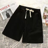 FOESCE 2025 New Summer Shorts Jeans Men Denim Pants Stretch Dark Blue Fashion Design Men's Jeans Slim Straight Male Short Jeans Hombre