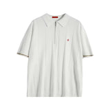 FOESCE CHCH 2025 New Summer Ribbed Knit Polo Shirt for Men Breathable and Cool Brand Quality Mens Textured Polo Shirts