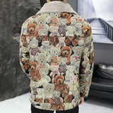 FOESCE Mens Bear Embroidered Y2k Casual Jacket 2025 New Autumn Winter Fashion Youth Street Plus Velvet Thickened Warm Jacket Unisex