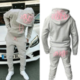 FOESCE Sy UK Fashion Street Tracksuit y2k Harajuku Men's / Women's Casual Loose Hoodies Pants Hip Hop Sportswear Tops Sports Trousers