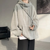 FOESCE Harajuku Corduroy Hoodies Men High Quality Streetwear Loose Y2k Hip Hop Hooded Sweatshirts Couple Clothing Female Pullovers