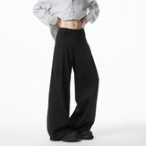 FOESCE Spring 2025New Design Patchwork Casual Trousers man Loose Wide Leg Waist Comfort Stretch Elastic Athleisure Pants Travel Fashion