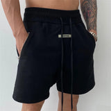 Men's Shorts High Street Retro Casual Fashion Cotton Double Zipper Five Point Pants New Summer Sports Fitness Loose Shorts