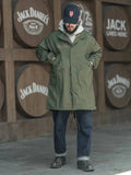 Rugged Bronson Army M1965 Fishtail Parka Shell Vintage Mens Trench Coat