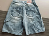 Foesce Y2K European and American New High-quality Loose Denim Shorts Retro Hip-hop Pop Gothic Shorts For Men and Women On the Street