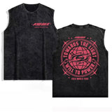 FOESCE 2025 Ateez Europe Tour Towards The Light Tops Men Women's Clothing Korean Fashion Hip Hop T-shirt Cotton Vintage Washed Tank Top