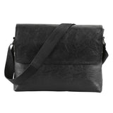 FOESCE Travel Bags PU Leather Handbag Adjustable Travel Shoulder Bag Cross Body Bag Mens Carry Bag Tote Bag Large Capacity Handbag