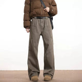 Cargo Pants for Men Oversize Wide Leg Trousers Male Streetwear Hip Hop Casual Korean Japanese Pocket Safari Style