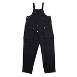 FOESCE Mens Japanese Casual Jumpsuit 2025 New Genderless Fashion Trend Functional Style Multi-Pocket Loose Solid Color Overalls Unisex
