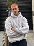 Spring Autumn New Men's Large Size Casual Sports Solid Simple Hooded Sweatshirt Fashion Oversize Loose Male Pocket Hoodie